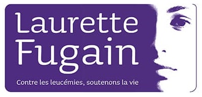 logo Laurette Fugain visage violet
