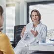 patiente avec son médecin
