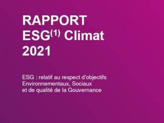 Rapport ESG Climat 2021 Aésio mutuelle