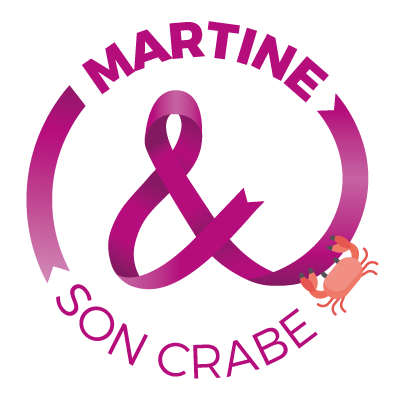 ruban de la lutte contre la cancer, crabe émoji