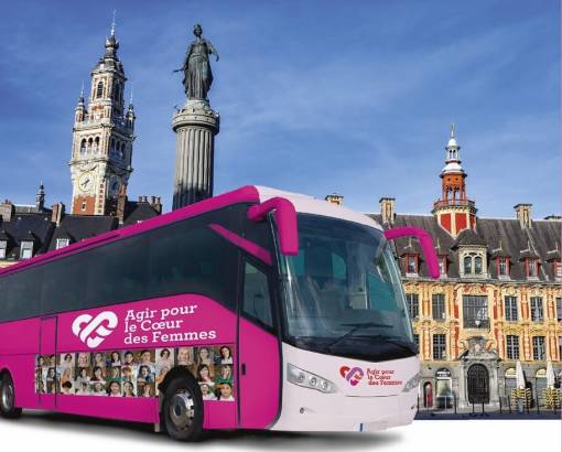Bus du cœur rose - Lille