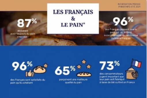 Etude "Les Français et le pain", infographie