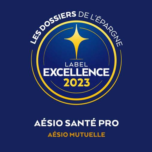 label fond bleu avec étoile jaune