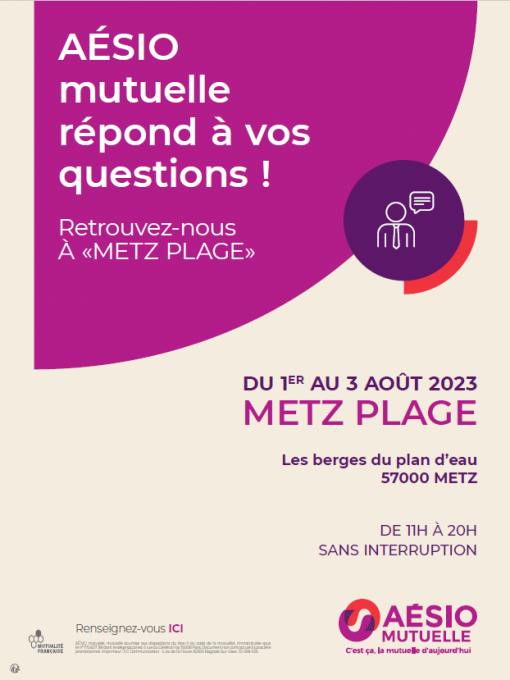 Affiche Metz Plage