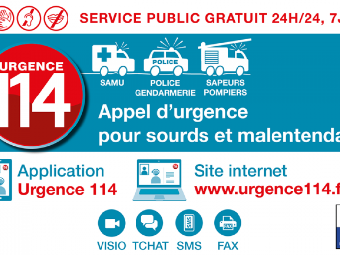 114 : Le numéro d'urgence en visio LSF