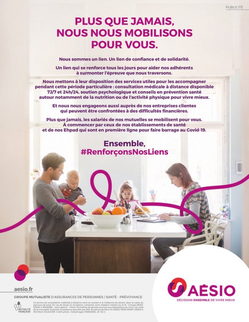 visuel campagne renforçons nos liens