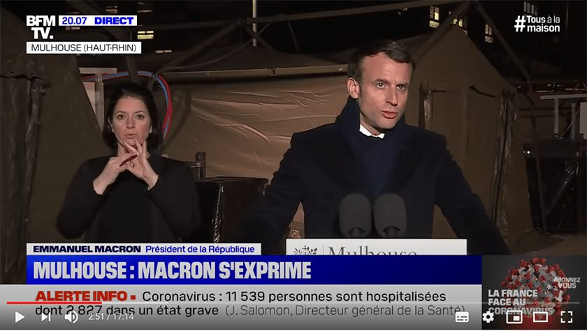 interprète-lst-discours-Macron-COVID-19