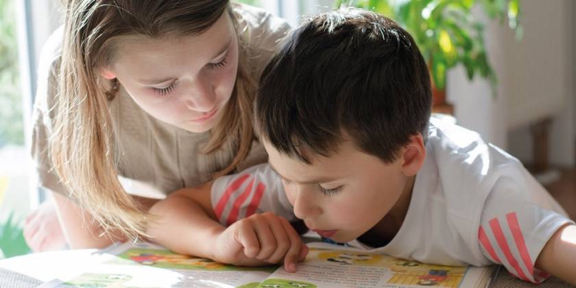Enfant avec difficultés de lecture