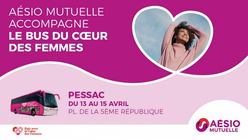 Pessac, bus du coeur des femmes