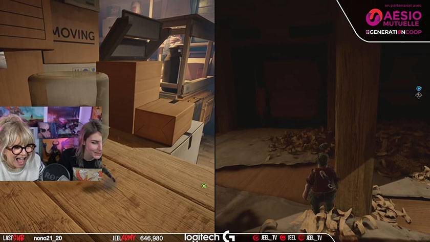 Françoise et Jeel en coop sur It takes two