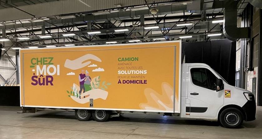 camion orange domotique Chez moi sûr