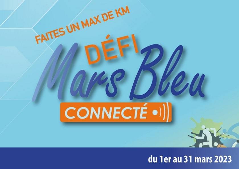 Affiche Défi Mars Bleu