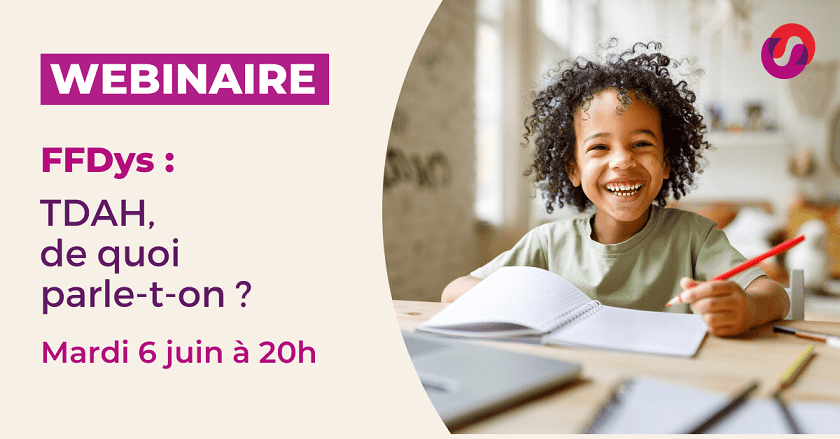 Bannière officielle d'Aésio pour le Webinaire du 06 juin 2023 sur le TDAH
