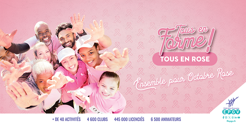 tous en forme, tous en rose