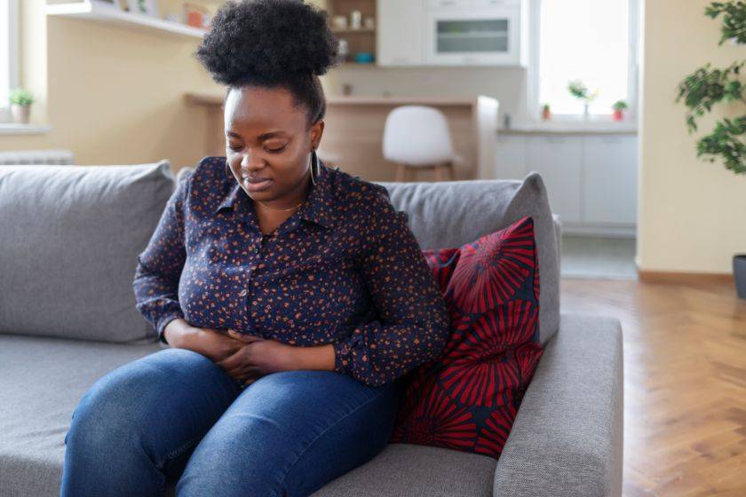 Femme soufrant lié à sa grossesse 