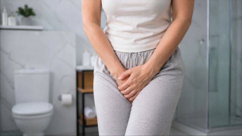 Femme souffrant de la vulvodynie 
