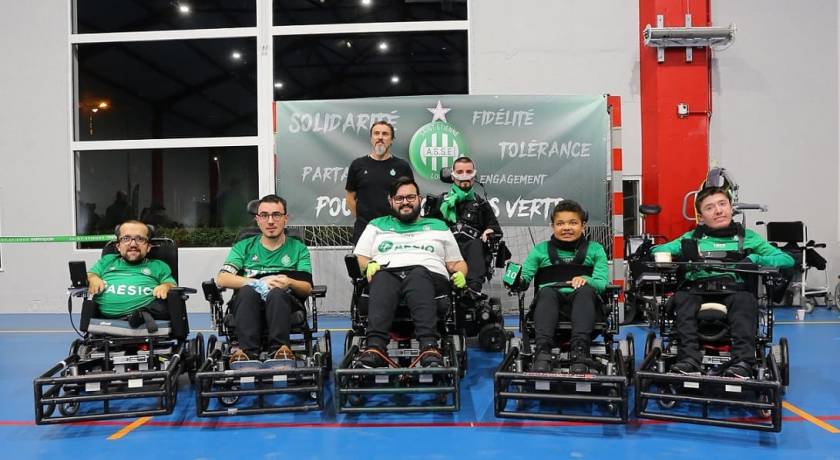 Equipe 2020 ASSE Foot fauteuil Coeur Vert St Etienne